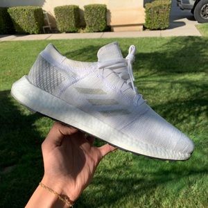 White Pure Boost GO Size 10